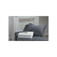 Постільна білизна MirSon Сатин Premium Жаккард Graphite 200х220 (2200001434899)