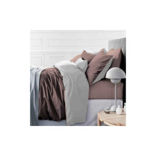 Постільна білизна MirSon Сатин Lactic 0001 + 0211 175х210 - Двоспальний (2200000688675)