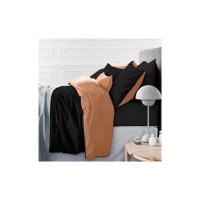 Постельное белье MirSon Сатин Dark Coffee 0165+0055 220х240 - King Size (2200001169548)
