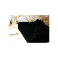 Постільна білизна MirSon Сатин Premium Corner Black Pearl 143х210 (2200001484306)