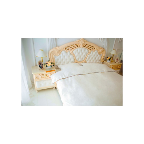 Постельное белье MirSon Сатин Corner Moko White 220х240 - King Size (2200001484481) – MirSon (вид 1)