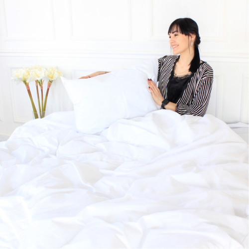 Постільна білизна MirSon Ranforce Elite 11-2107 White 175х210 (2200004674063) – MirSon (вид 1)