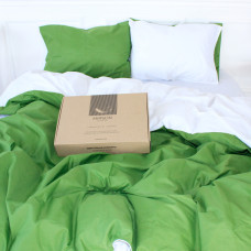 Постільна білизна MirSon Ranforce Elite Green Diego (11-2107+18-0130) 220х240 (2200004703855)