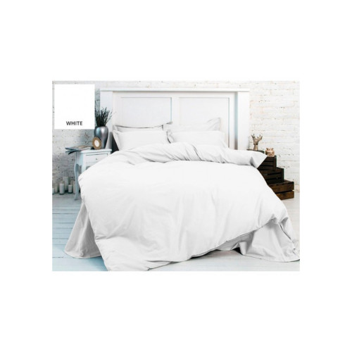 Постільна білизна MirSon Бязь Premium White 175х210 двоспальний (2200000949202) – MirSon