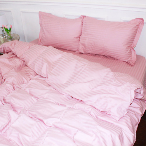 Постельное белье MirSon Satin Stripe 30-0007 Pink 220х240 King Size (2200005249895) – MirSon (вид 1)