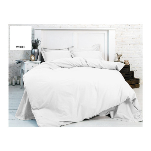 Постільна білизна MirSon King Size Бязь Premium 11-2107 White 220х240 (2200001171664) – MirSon