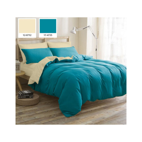 Постельное белье MirSon King Size Бязь Premium Camillo (12-0712 + 17-4735) 220х240 (2200001172159) – MirSon