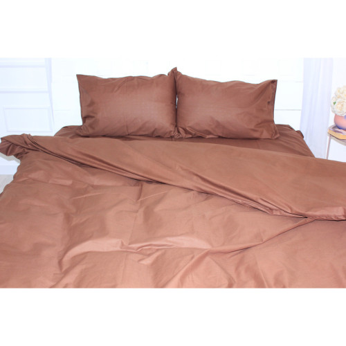 Постільна білизна MirSon King Size Бязь Premium Mocco (11-2107+19-1217) 220х240 (2200001172302) – MirSon (вид 2)