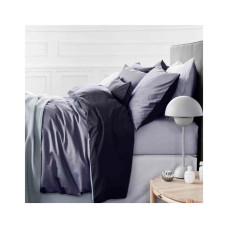 Постільна білизна MirSon King Size Сатин Premium 0251+0240 Smoke 220х240 (2200001169685)