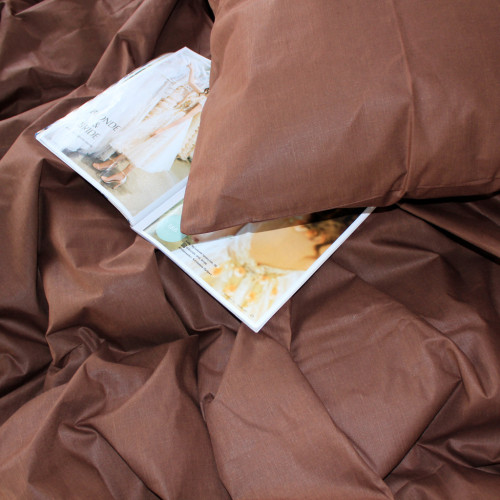 Постільна білизна MirSon Ranforce Elite 19-1217 Chocolate perla 143х210 (2200004669465) – MirSon (вид 3)