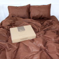 Постільна білизна MirSon Ranforce Elite 19-1217 Chocolate perla 143х210х2 (2200004681801)