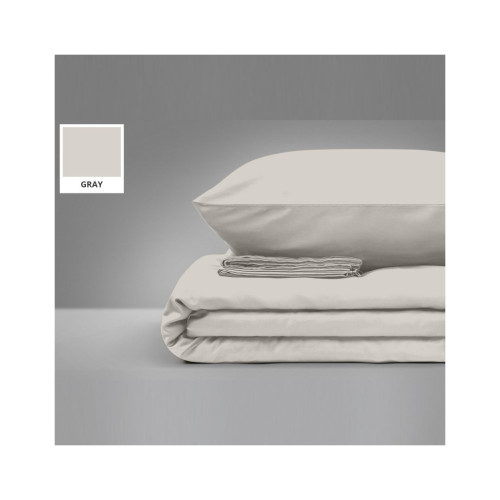 Постільна білизна MirSon King Size Бязь Premium 16-5703 Light Gray 220х240 (2200001171787) – MirSon