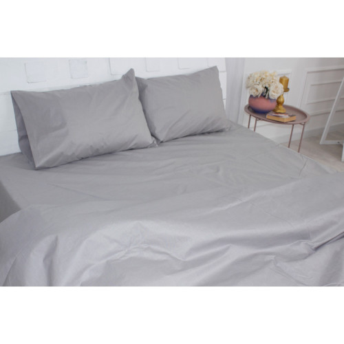 Постільна білизна MirSon King Size Бязь Premium 16-5703 Light Gray 220х240 (2200001171787) – MirSon (вид 3)