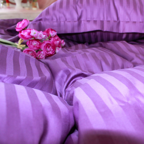 Постільна білизна MirSon Satin 30-0009 Purple 160х220 Сімейний (2200005250754) – MirSon (вид 4)