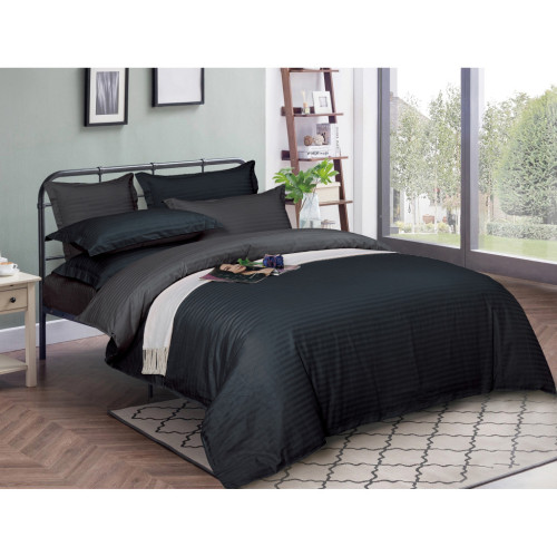 Постельное белье MirSon Satin Stripe 30-0021 + 30-0012 Yamindi 160х220 Семейный (2200005268124) – MirSon