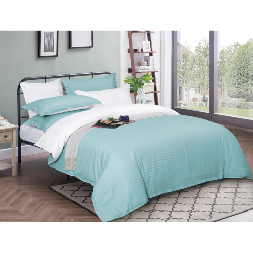 Постельное белье MirSon SatinStripe 30-0013+ 30-0001Gilberta 175х210 Двуспальный (2200005259092) – MirSon