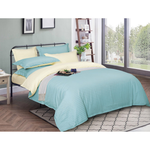 Постільна білизна MirSon SatinStripe 30-0013+ 30-0002Sensuous 143х210 Полуторний (2200005259269) – MirSon