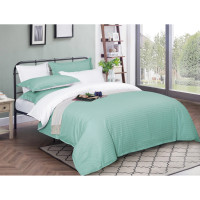 Постельное белье MirSon SatinStripe 30-0014+ 30-0001Garbine 200х220 Евро (2200005259900)