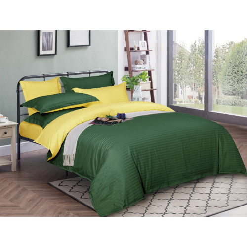 Постельное белье MirSon SatinStripe 30-0017+ 30-0003Kleiton 220х240 King Size (2200005262085) – MirSon