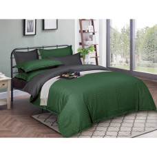 Постільна білизна MirSon SatinStripe 30-0017+ 30-0012Galatee 220х240 King Size (2200005262283)