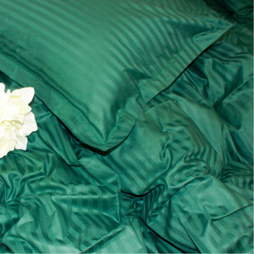 Постільна білизна MirSon SatinStripe 30-0017Green 175х210 Двоспальний (2200005254080) – MirSon (вид 4)