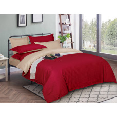 Постільна білизна MirSon SatinStripe 30-0018+ 30-0004Jenadi 200х220 Євро (2200005262702)