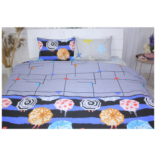Постільна білизна MirSon Бязь 17-0264 Rainbow 200х220 (2200002034425) – MirSon (вид 1)