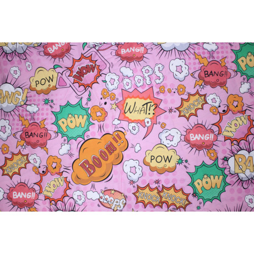 Постільна білизна MirSon Бязь 17-0512 Bombs pink Євро (2200003635263) – MirSon (вид 4)