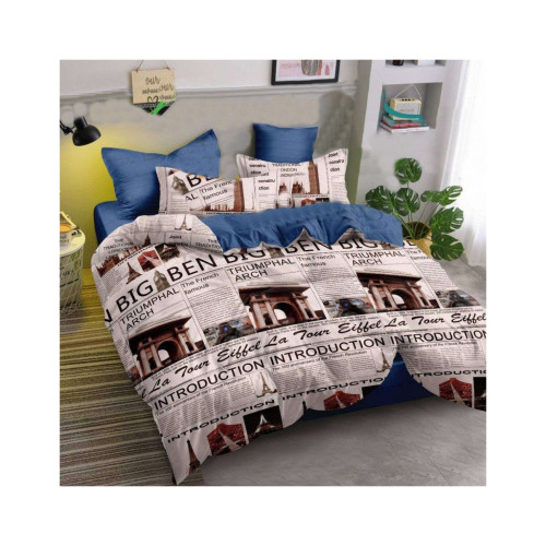 Постільна білизна MirSon Бязь 17-0536 Big Ben 2х143х210 (2200003791372) – MirSon