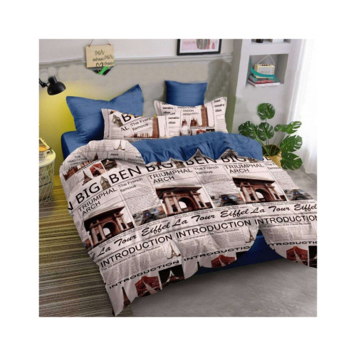 Постільна білизна MirSon Бязь 17-0536-1 Big Ben 2х143х210 (2200004090603) – MirSon