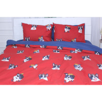 Постельное белье MirSon Бязь 17-0568 Kings of dogs (2200004273518)