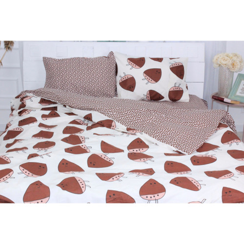 Постельное белье MirSon Бязь Premium 17-0465 Daisy Односпальный (2200003325041) – MirSon (вид 1)