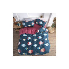 Постельное белье MirSon Бязь Premium 17-0466 Fish are fabulous Евро (2200003327618)