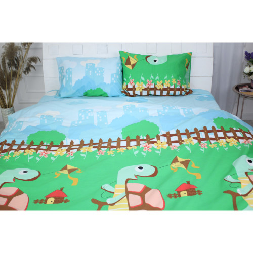 Постельное белье MirSon Бязь Ranforce Elite 17-0320 Turtle 110х140 (2200004660936) – MirSon