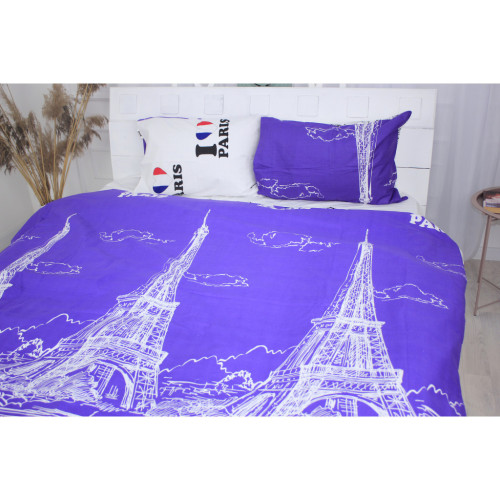 Постільна білизна MirSon Бязь Ranforce Elite 19-0426 Fucsia 2х160х220 (2200004730462) – MirSon (вид 1)