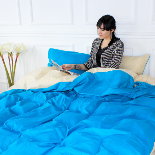 Постельное белье MirSon Бязь Ranforce Elite Camillo (12-0712 + 17-4735) 160х220 (2200004697239) – MirSon (вид 1)