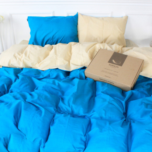 Постельное белье MirSon Бязь Ranforce Elite Camillo (12-0712 + 17-4735) 175х210 (2200004673769) – MirSon