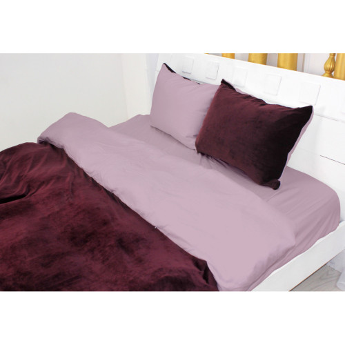 Постельное белье MirSon Велюр Winter Delicate 28-0061 Eucharis Полуторный (2200004034003) – MirSon (вид 1)