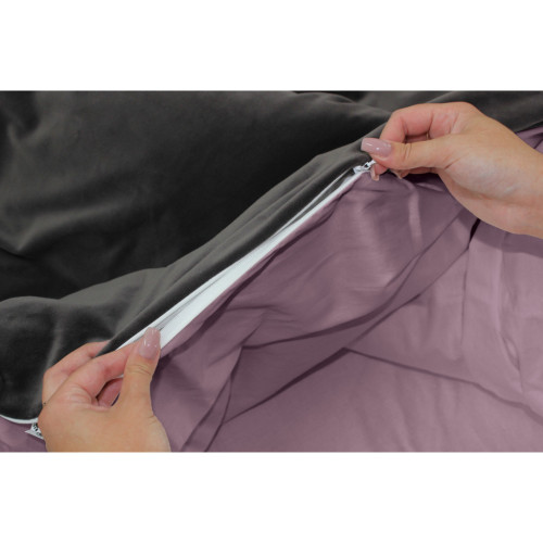 Постільна білизна MirSon Велюр Winter Delicate 28-0070 Camomilla King Size (2200004037219) – MirSon (вид 4)