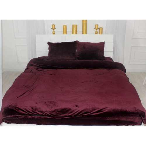 Постільна білизна MirSon Велюр Winter Frost 28-0002 Excalibur Velvet Євро (2200003992090) – MirSon (вид 2)