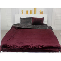 Постільна білизна MirSon Велюр Winter Frost 28-0003 + 28-0002 Protea Velvet 2х143х210 (2200004005850)
