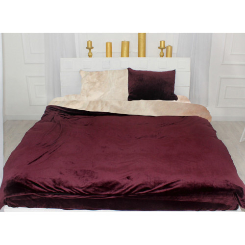 Постільна білизна MirSon Велюр Winter Frost 28-0004 + 28-0002 Adenium Velvet 175х210 (2200004006239) – MirSon