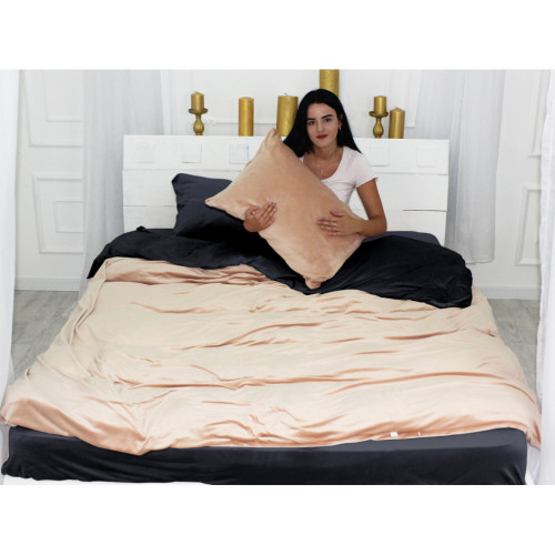 Постельное белье MirSon Велюр Winter Frost 28-0004 + 28-0007 Saintpaulia Velvet 2х143х210 (2200004011059) – MirSon (вид 1)