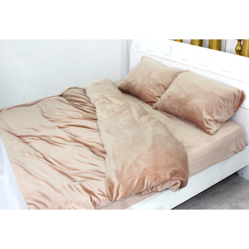 Постельное белье MirSon Велюр Winter Frost 28-0004 Cream Velvet King Size (2200003995220) – MirSon (вид 1)