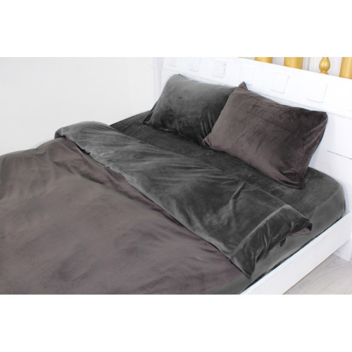 Постільна білизна MirSon Велюр Winter Frost 28-0005 + 28-0003 Anemone Velvet 175х210 (2200004009032) – MirSon (вид 2)