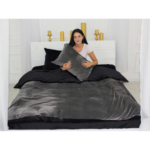 Постільна білизна MirSon Велюр Winter Frost 28-0005 + 28-0007 Trollius Velvet 2х143х210 (2200004008257) – MirSon (вид 3)