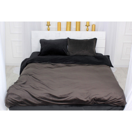 Постельное белье MirSon Велюр Winter Frost 28-0005 + 28-0007 Trollius Velvet 2х160х220 (2200004008264) – MirSon