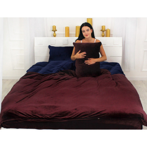 Постільна білизна MirSon Велюр Winter Frost 28-0006 + 28-0002 Primula Velvet 143х210 (2200004007007) – MirSon (вид 1)