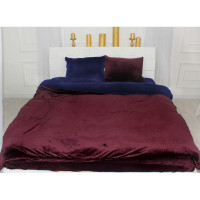Постільна білизна MirSon Велюр Winter Frost 28-0006 + 28-0002 Primula Velvet 175х210 (2200004007038)