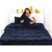 Постільна білизна MirSon Велюр Winter Frost 28-0006 Navy blue Velvet Двоспальний (2200003998825) – MirSon